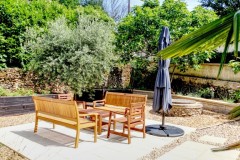 Peaceful Terrace Set In Gardens